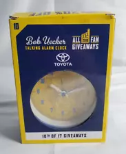 Bob Uecker Talking Alarm Clock Milwaukee Brewers Baseball Fan Give Away 2016