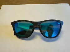 Oakley FROGSKINS Driftwood Woodgrain Polarized Green Blue Lenses