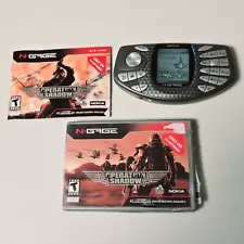 Nokia N-Gage QD Mobile Phone Handheld Game Console w/Sim + Cib Game