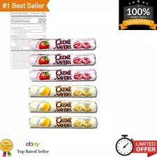 Indulgent Creme Savers Orange & Strawberry Hard Candy - 72 Pieces Per Roll