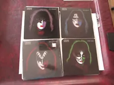 KISS 1978 SOLO ALBUMS 4 LP Set - POSTERS - ORDER FORMS - ALL COMPLETE!