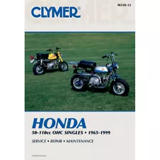 CLYMER Physical Book for Honda 50-110cc, OHC Singles 1965-1999 | M310-13 (For: Honda C70 Passport)