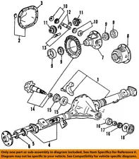 FORD OEM Rear Differential-Front Pinion Bearing B7A4616A