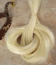 1 oz BULK, horse hair, natural white, great CRAFTS/JEWELRY/ tails, horsehair