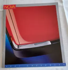 Original 1987 Chevrolet Nova Sales Brochure