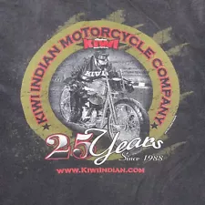 Kiwi Indian Motorcycle Company T Shirt Size XL