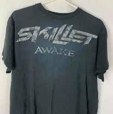 Vintage Skillet T Shirt Band Tee Rock Metal Promo Tour Concert Men’s Medium Y2K