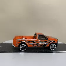 2001 Hot Wheels HW Harley Davidson Ford F-150 Pickup Truck Orange/Black w/SB NM