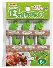 2023 newTorune JAPAN Origami Taste Leaf Pick Food picks pick 6pcs for lunch box