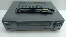 Sony VCR SLV-440 VHS Player DA Pro 4-Head Recorder Player W/ Remote #99