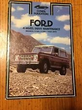 Ford F-150 F-250 F-350 Truck Pick-up 1969-1982 Shop Service Repair Manual 4X4 AC (For: 1982 Ford F-250)