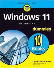 Windows 11 All-in-One For Dummies by Ciprian Adrian Rusen (English) Paperback Bo