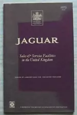 JAGUAR Cars UK Sales & Service Facilities Directory May 1972