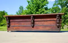 Antique Store Counter Kitchen Island Wood Bar General Store Vintage Corbel