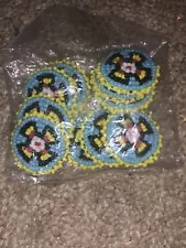 Seed Bead Medallion Native American Southwest Design (lot Of 10)