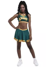 East Compton Clovers Cheerleader Costume Bring It On Movie Uniform Cheer Outfit