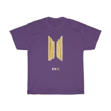 BTS Mcdonalds French Fries Purple Man's / Woman's T-Shirt