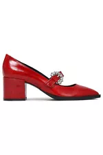 RRP€381 MCQ By ALEXANDER MCQUEEN Leather Pumps US10 UK7 EU40 Made in Italy