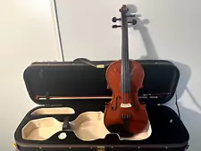 HandMade Violin Outfit 4/4-Italian Spruce,Flamed back,Rich sound