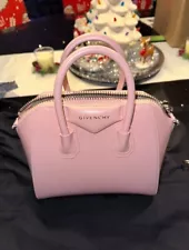 Givenchy Mini Antigona Blush Pink Calfskin w/ Strap & Dustbag