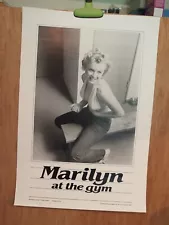 Marilyn Monroe: At The Gym Wall Art Poster Print 17x25