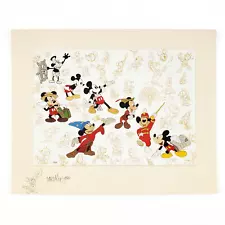 Mickey Mouse Milestones Postcard 1990s Ward Kimball Disney Animation Art C2196