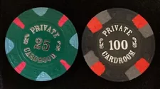 paulson tophat and cane poker chips for sale