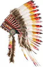 Feather Headdress | Native American Indian Inspired | Choose Color