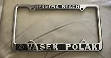 Vasek Polak BMW Dealer Hermosa Beach, CA License Plate Frame