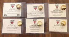 Michael Jordan Chicago Bulls Limited Edition Sixth Man Championship Rings All 6