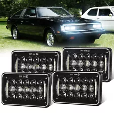 DOT Approved 4PCS 4x6" LED Headlights Hi-Lo Beam DRL For Toyota Celica 1979-1981 (For: 1981 Toyota Celica)