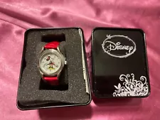 Disney Ladies Minnie Mouse Accutime Watch Corp Stainless Steel. New in box!