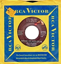 Dolly Parton W/ The Jordanaires: Save the Last Dance for Me /.... 45 RPM A-2422