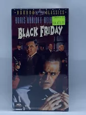 BLACK FRIDAY VHS Universal Horror Classics Boris Karloff Bela Lugosi New VB4