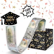 2024 Graduation Money Box for Cash Gift Pull-Graduation Gift-100 Pack Surpri-USA