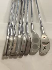 Vintage Burke PGA Sav-A-Shot Aristocrat General Iron Golf Club Putter Lot Of 8