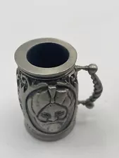 New ListingVintage Miniature Pewter Stein/Mug John Pinches Limited 1982 Turk’s Head