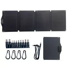 NECESPOW 60W Portable Solar Panel Charger Solar Generator, Foldable Solar Panel