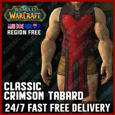 WoW Warcraft Classic Crimson Tabard Trolli Promo Card From Circle K