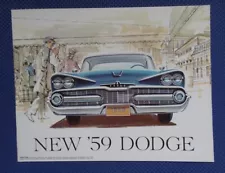 1959 DODGE Automobile Prestige Sales Brochure - Royal Coronet SW Series - MINT!