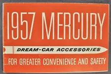 1957 Mercury Accessories Brochure Monterey Montclair, Wagon Excellent Original