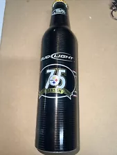 2007 Pittsburgh Steelers Bud Light 75th Anniversary Beer Bottle empty