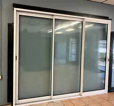 Aluminum Sliding 3-Panel Patio Door | 144” x 81” | 12' x 6'8"