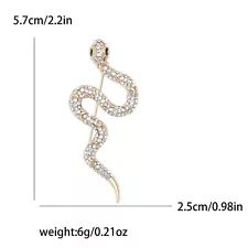 Luxury Snake Brooch Pin For Wome Men Trendy reptiles Beautiful Animal Hot Sale