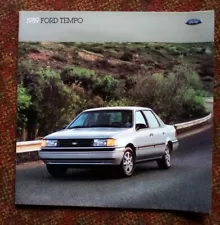 1989 Ford Tempo Sales Brochure 89 GL GLS LX AWD