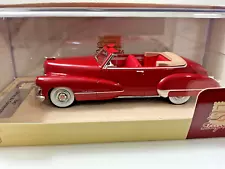 Stamp STM47301, 1947 Cadillac Series 62 Convertible, Maroon 1/43, #087 of 199!!