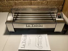 La Trevitt Hot Dog Roller- Sausage Grill Cooker Machine- 6 Hot Dog Capacity