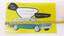 55 Chevrolet Station Wagon Sales Brochure, LHD.