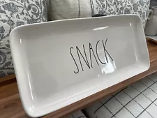 SALE! Rae Dunn Item for Sale - Serving Tray Plate Platter ‘SNACK’