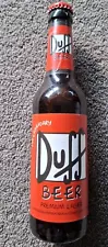 Simpsons Legendary Duff Beer Premium Lager. Single unopened bottle collectable